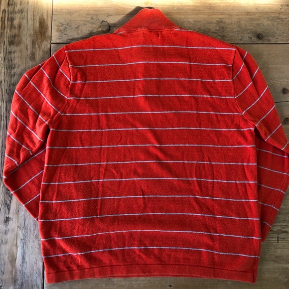 Nautica Men’s Zip Neck Cotton Sweater - Picture 8 of 12